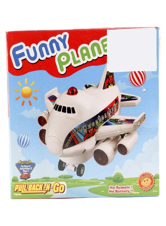 Shinsei Funny Plane Maintenance Free Pullback Spring Action Race Toy Gift for Boys 3+ Years. Strong ABS Plastic, NO Sharp Edges, BIS Certified. Pack of 1, Color Red - Image 2